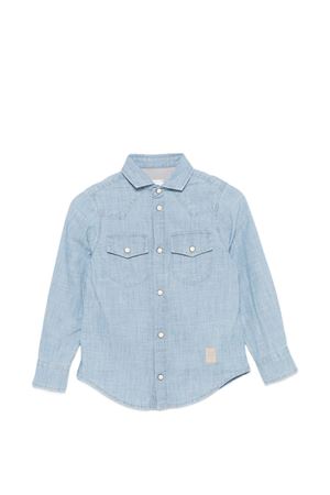 camicia con taschino denim ELEVENTY KIDS | EW5P80P0182608